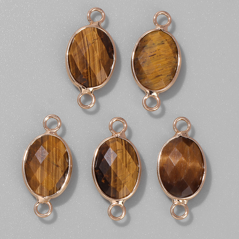 Vintage Fashion Online - Facetada Pedra Natural Pingentes, Olho de