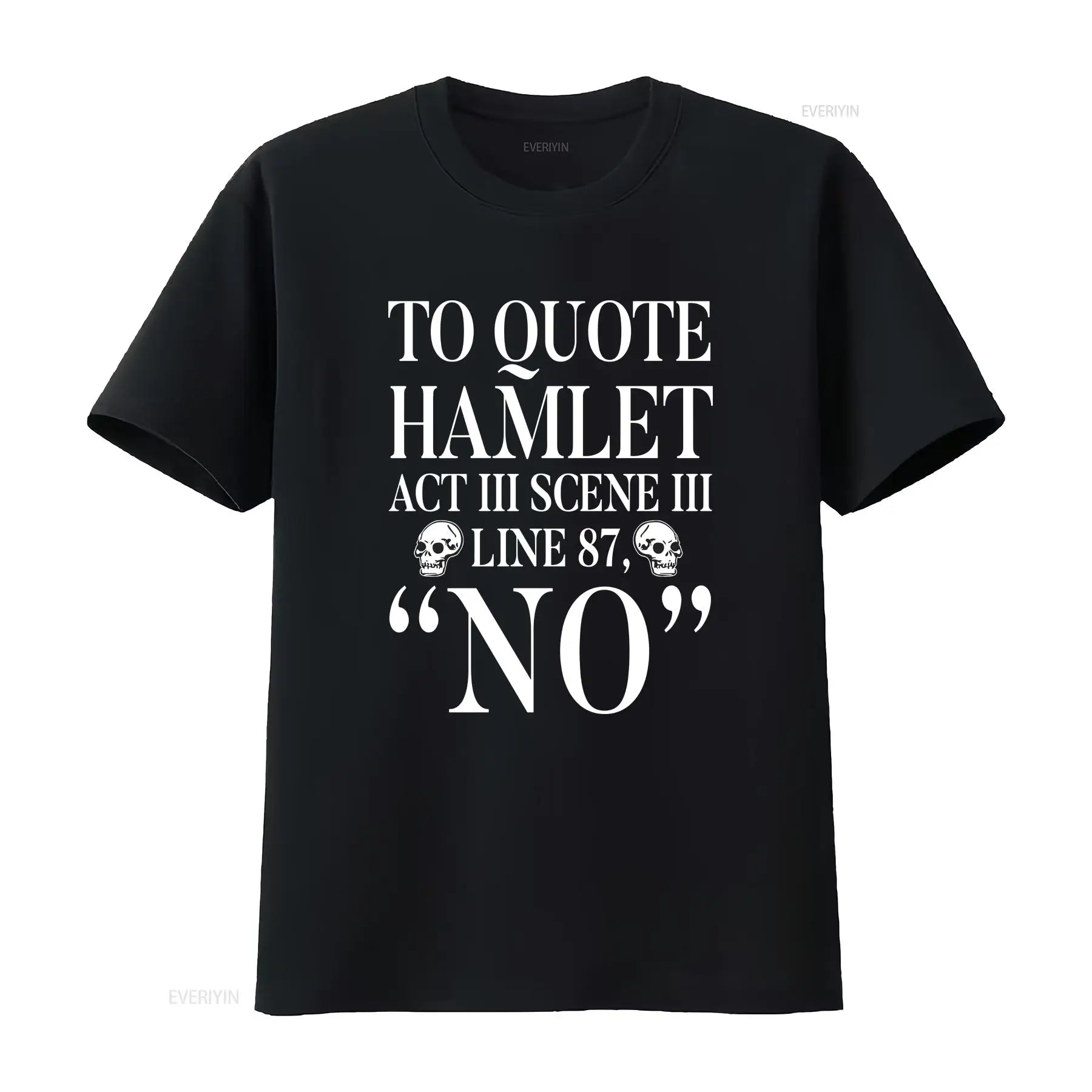 Vintage Fashion Quotes - Camiseta com estampa de Hamlet, Shakespeare,