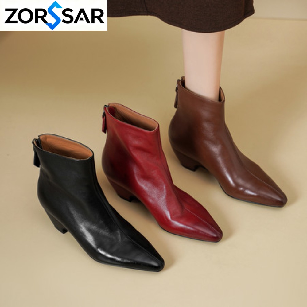 Vintage Fashion Online - Botas Femininas de Cano Curto com