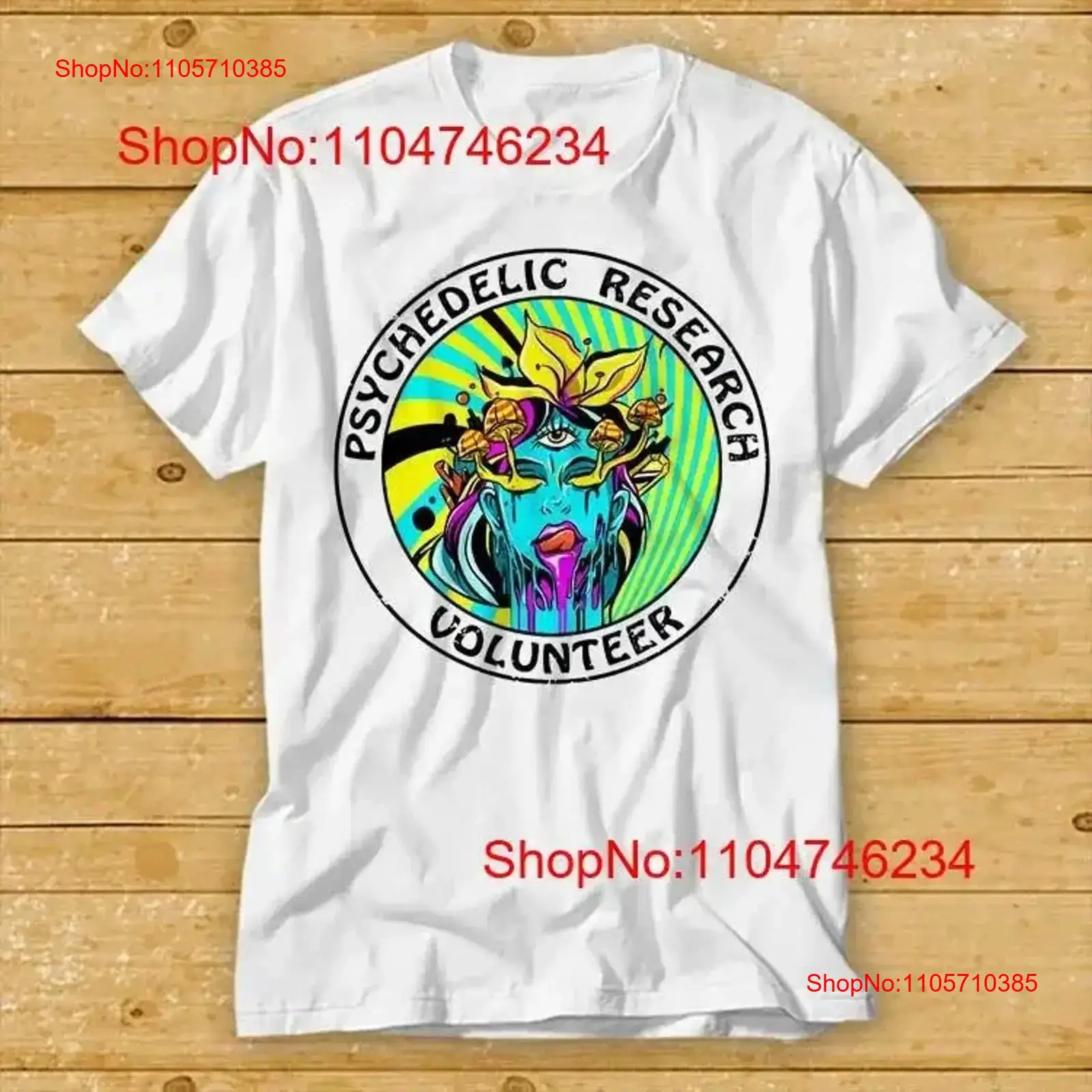 Vintage Fashion Research - Camiseta Voluntária Cogumelo Mágico Terence McKenna