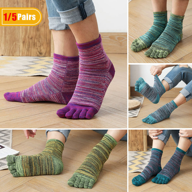 Vintage Fashion Enthusiasts - 1/5 pares homem colorido toe feliz