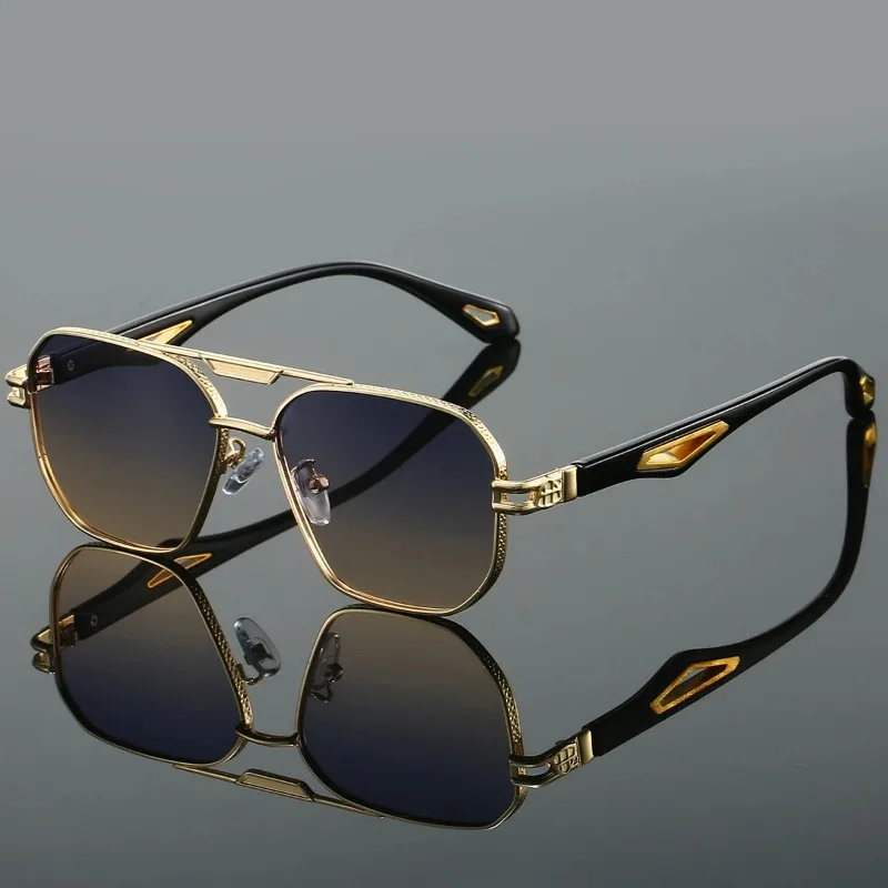 Vintage Fashion Enthusiasts - Óculos de sol quadrados vintage masculinos,