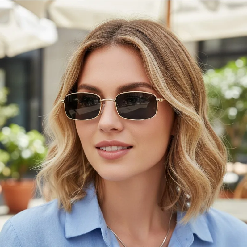 Novos Óculos de Sol Quadrados  - Vintage Fashion Enthusiasts avaliação e preço