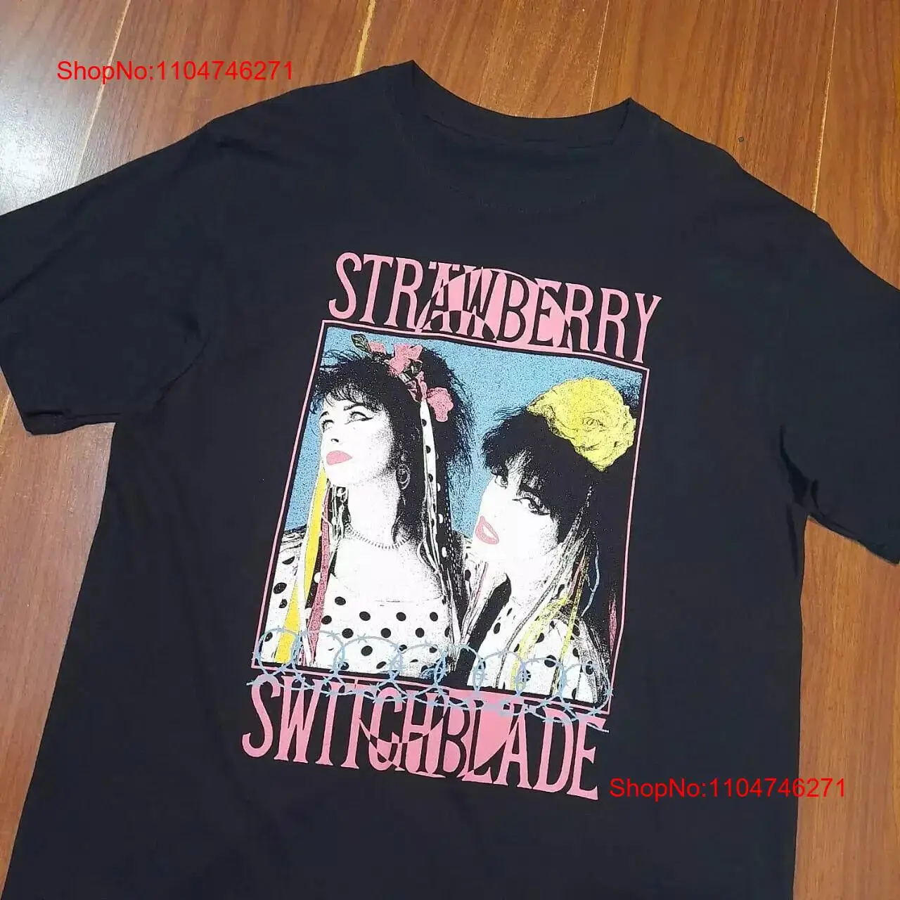 Vintage morango switchblade t  - Vintage Fashion Jersey avaliação e preço