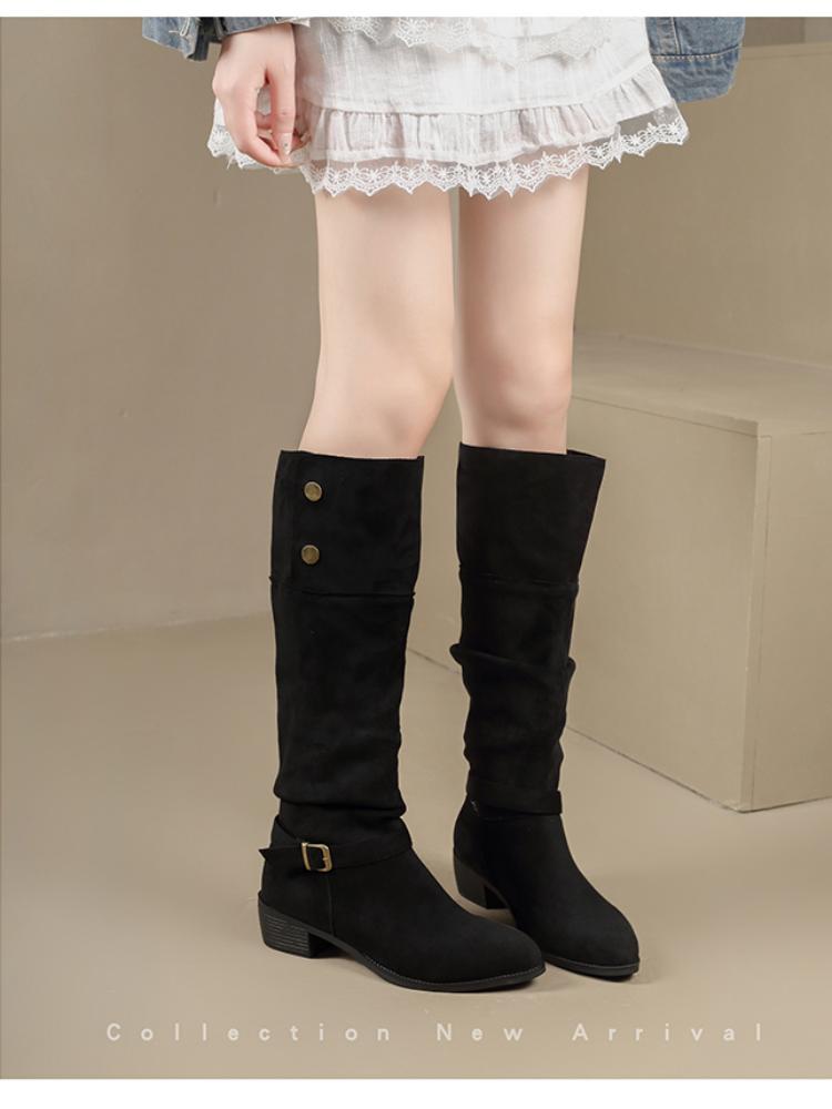 Botas de Cano Alto Femininas d - Vintage Fashion Online avaliação e preço
