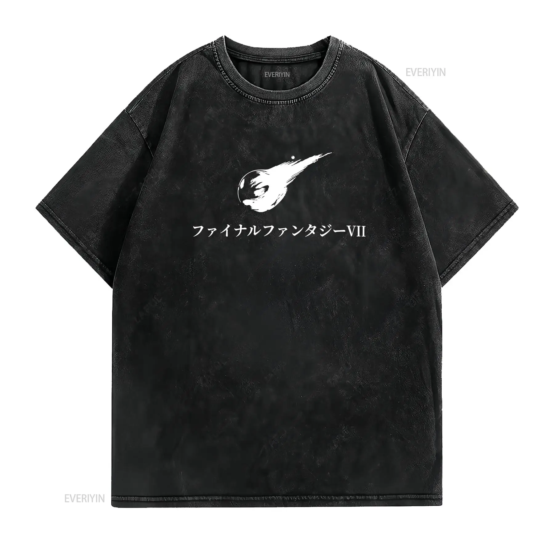 Ff7 jp título t camisa múltipl - Vintage Fashion Jersey avaliação e preço